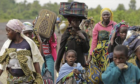 Desplasados del Congo Más de 57.000 personas abandonan sus hogares por la violencia en RDC